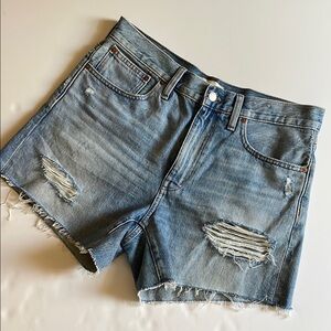 Madewell Relaxed Mid-Length Denim Shorts